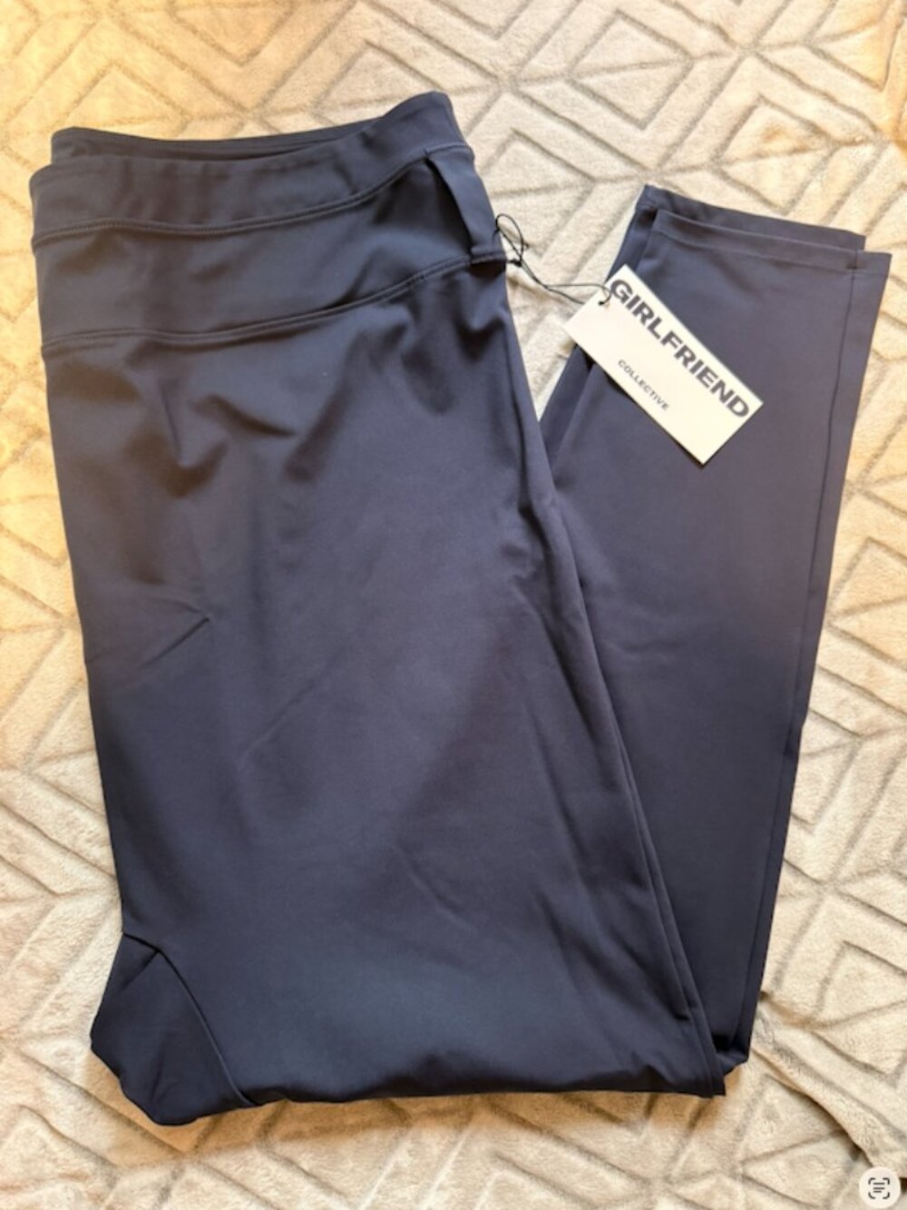 NWT Girlfriend Collective Navy Leggings Size 6XL